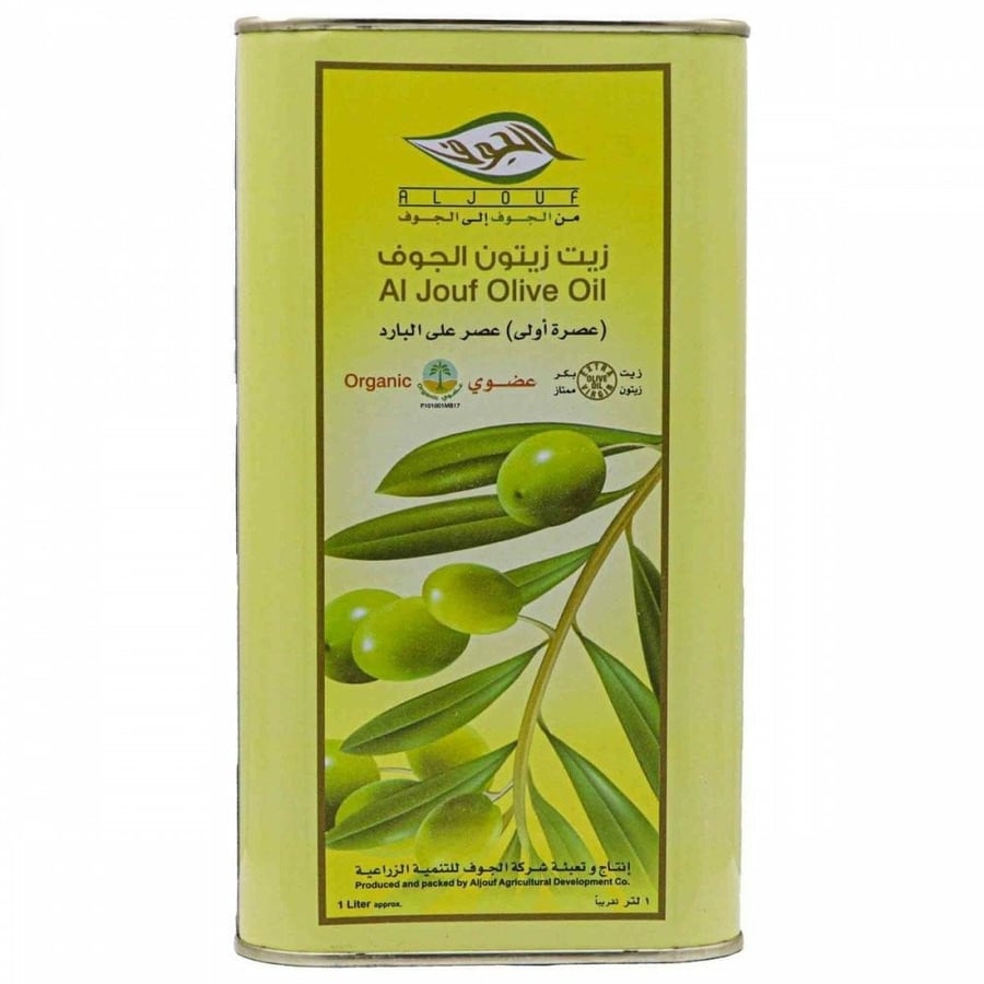 زيت زيتون الجوف عضوي 1 لتر