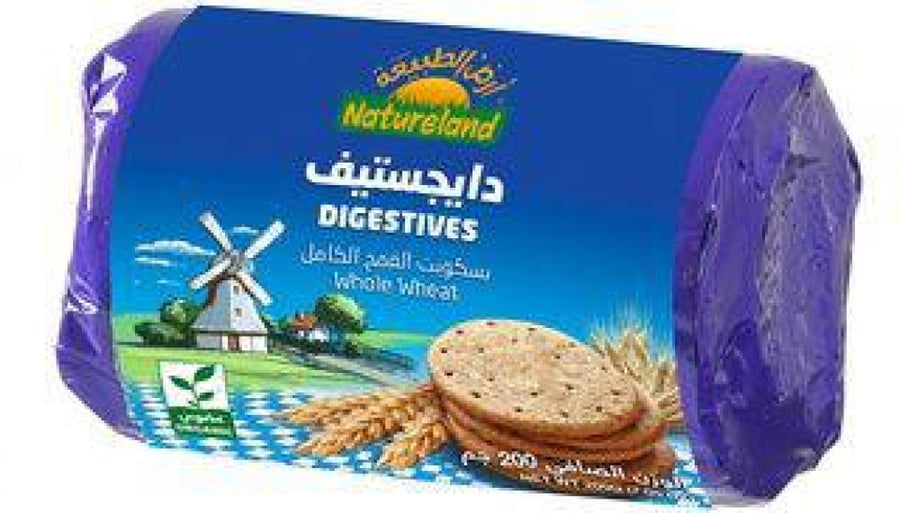 أرض الطبيعة بسكويت دايجستيف عضوي - 200 غرام