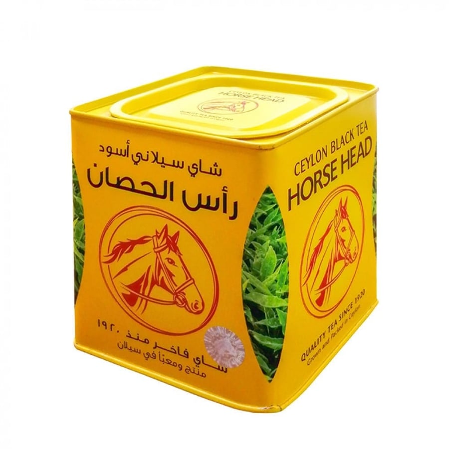 شاي راس الحصان علبة حديد 300 جم