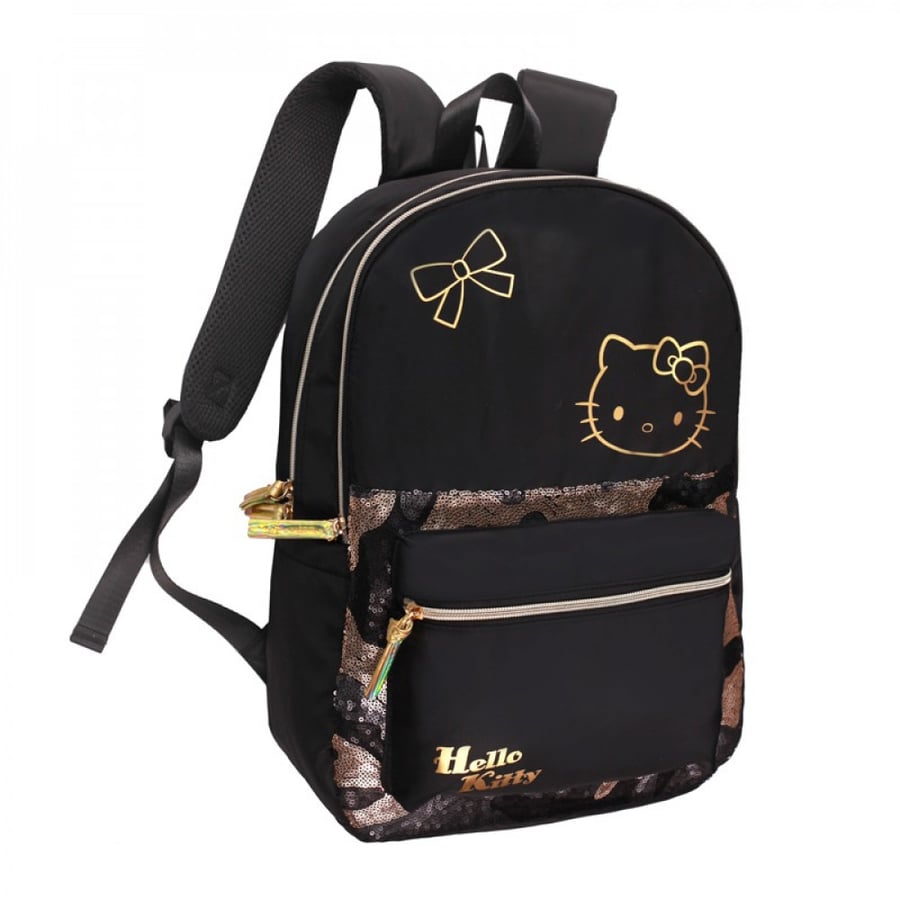 شنطة ظهر 17 انش أسود مع مقلمية - هيلوكيتي Hello Kitty Backpack
