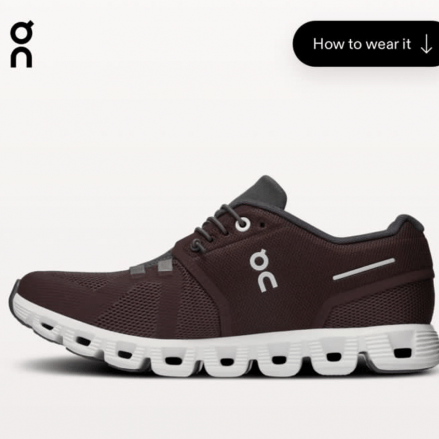 On running cloud 5 Push Sneakers Brown