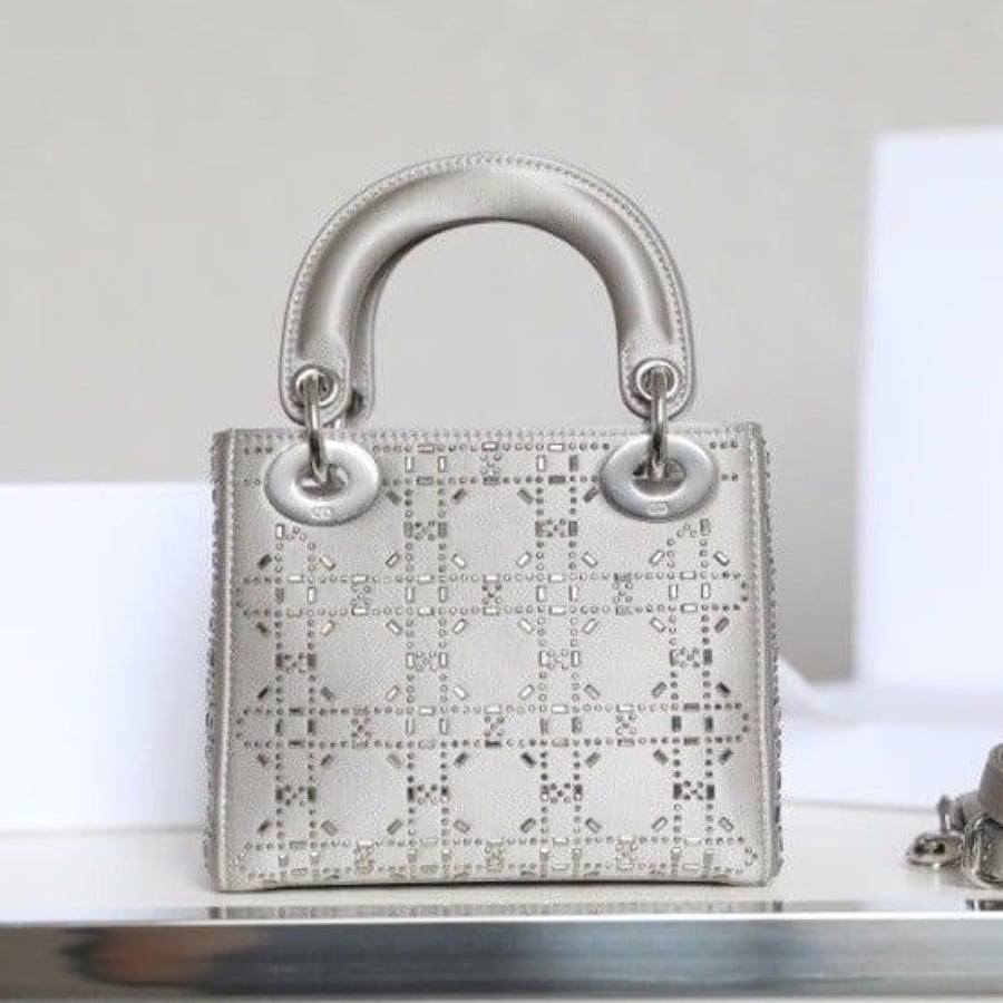 Lady Dior mini shoulder bag