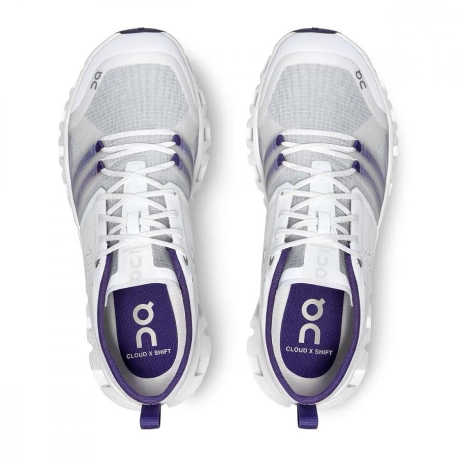 On Running Cloud x shift White/Purple