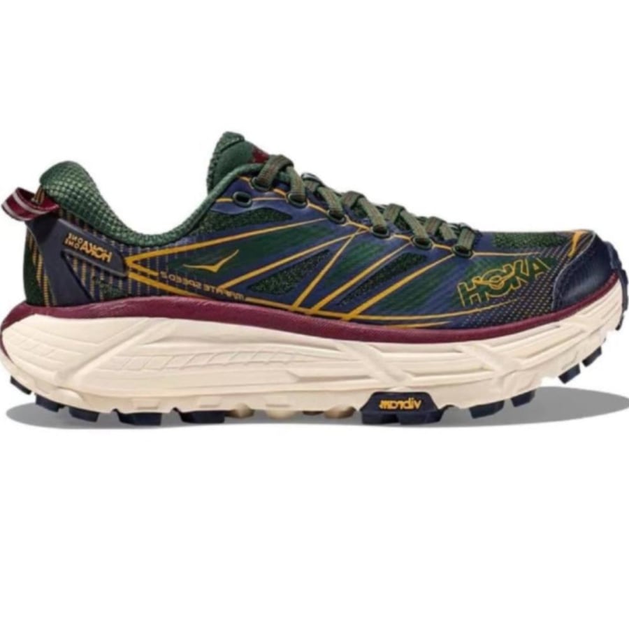 HOKA MAFA  SPEED 2 Green & Navy Sneakers