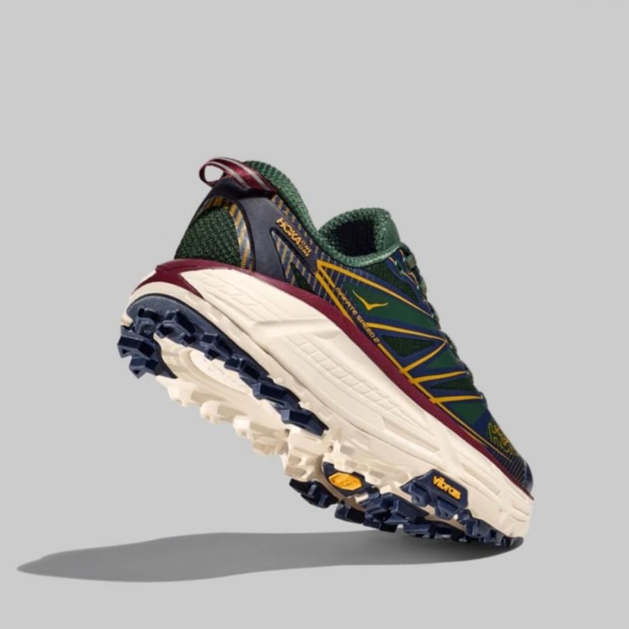 HOKA MAFA  SPEED 2 Green & Navy Sneakers