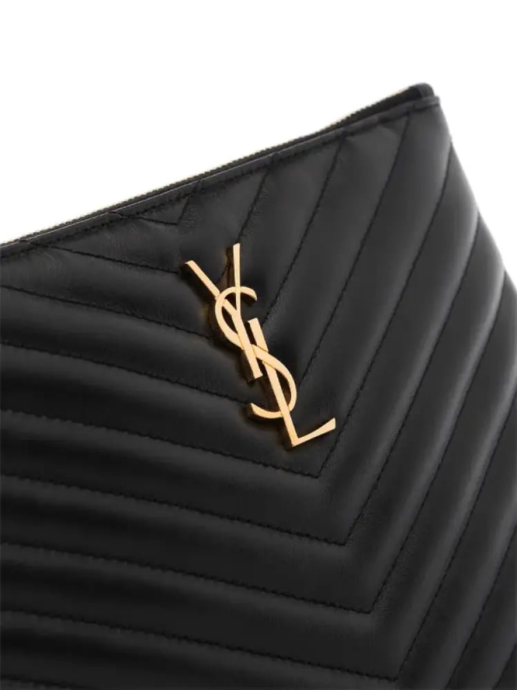 SAINTLAURENT Cassandre Matelassé A5-Black