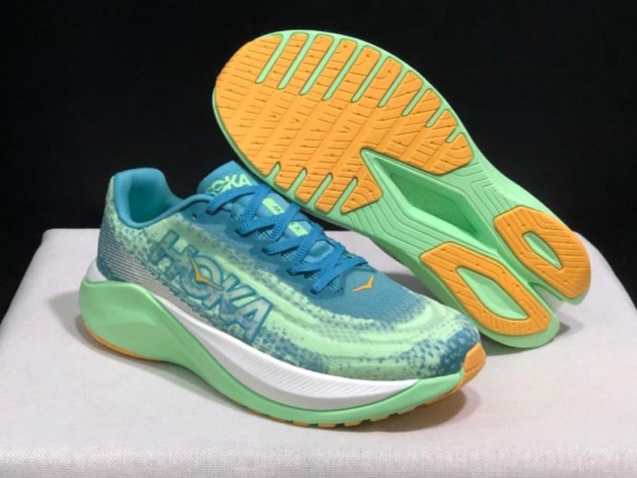 هوكا HOKA One One Mach X Green & Blue