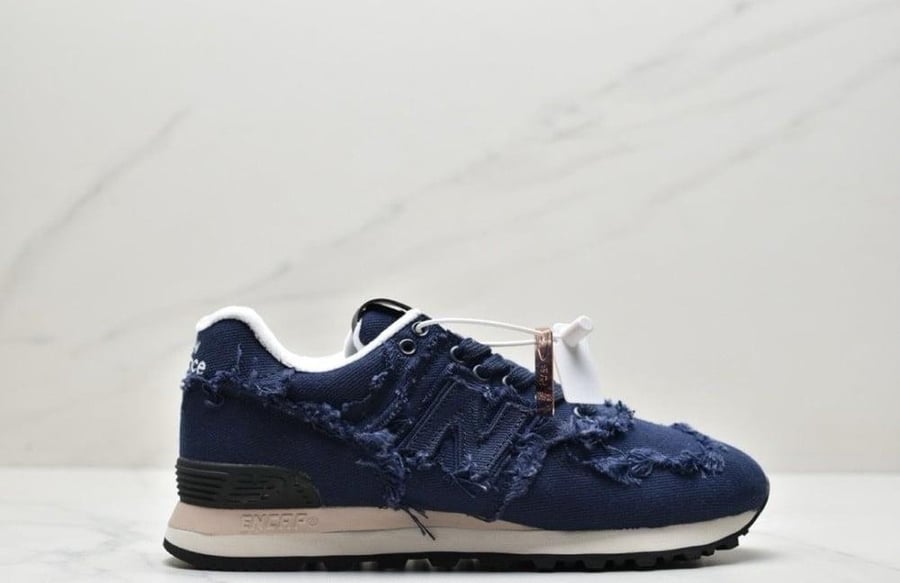 New Balance X Miu Miu 574 Denim Royal Blue