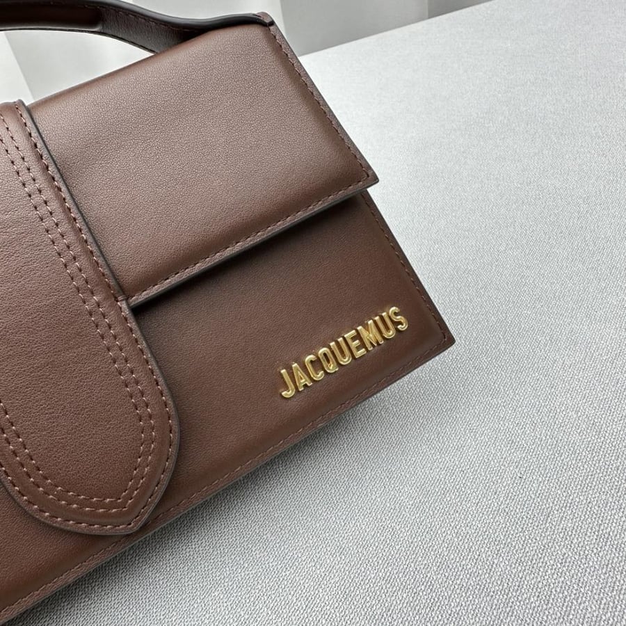 JACQUEMUS Le Grand Bambino Bag-Brown