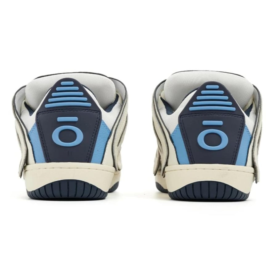 OLD ORDER Skater/001 sneakers in a white / blue