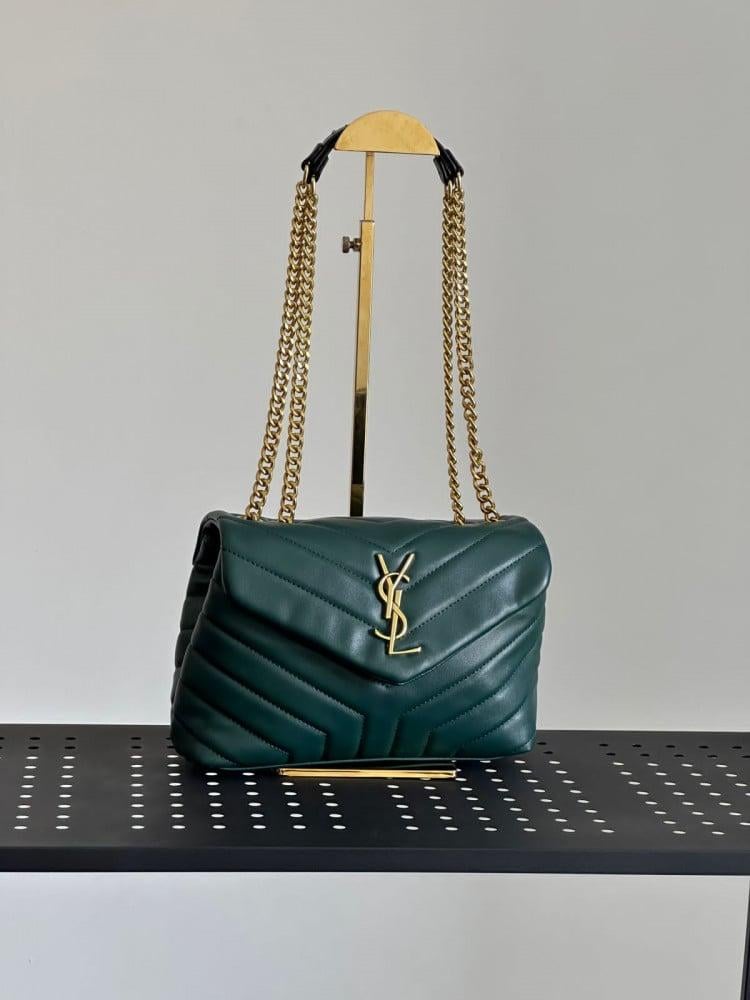 SAINTLAURENT LOULOU MEDIUM Bag-Green