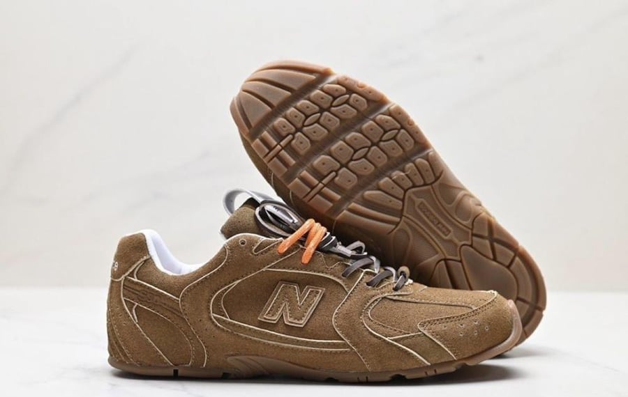 MIU MIU X New Balance Double Lace Mesh ‘ Brown’ Sneakers