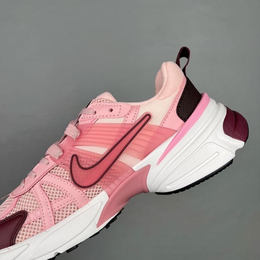 Nike V2K pink and burgundy