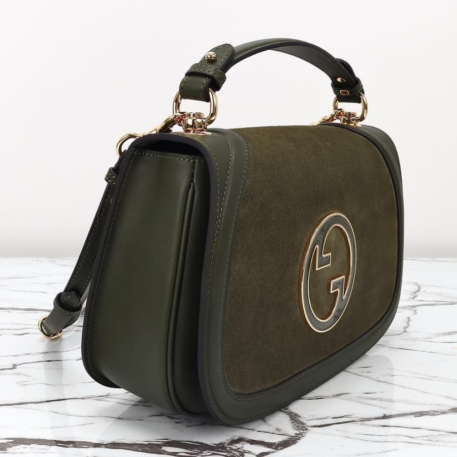 large Blondie Interlocking G cross body bag