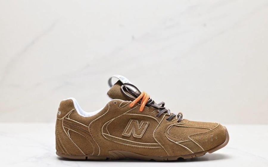 MIU MIU X New Balance Double Lace Mesh ‘ Brown’ Sneakers
