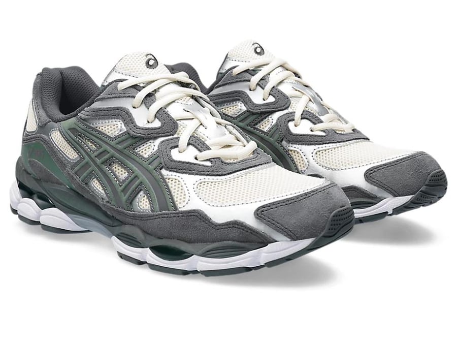 ‏ASICS GeL NYC Cream Steel Grey