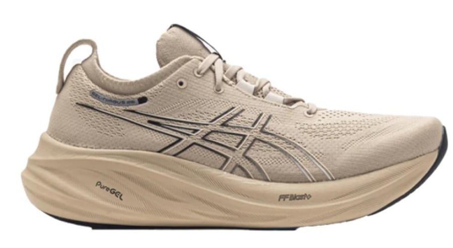 ASICS GEL-NIMBUS 26 Beige Black Feather