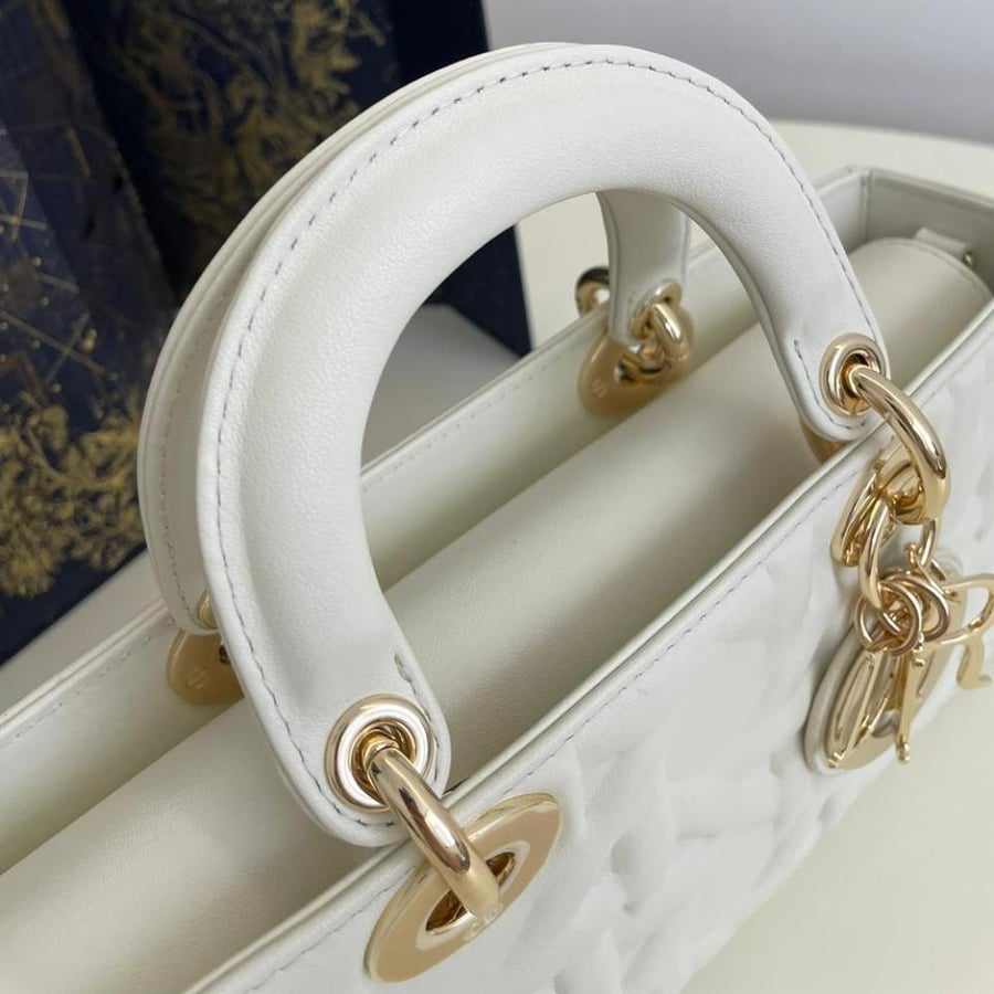 Small Lady D-Joy Bag White