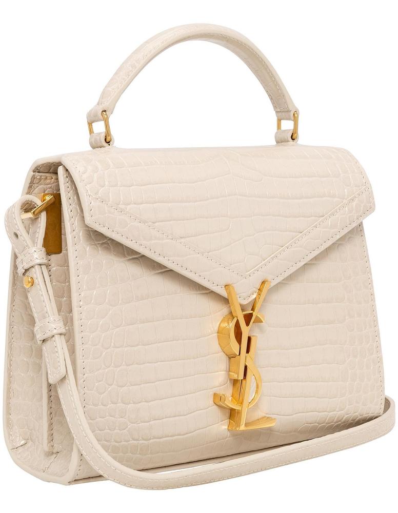 SAINTLAURENT Cassandra Mini Bag-Crema Soft