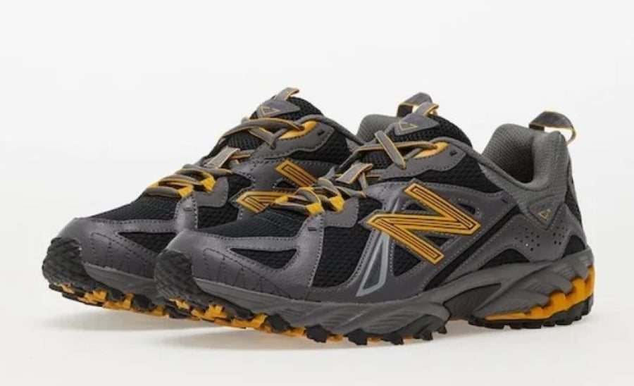 New Balance 610 Black/Grey/Yellow'