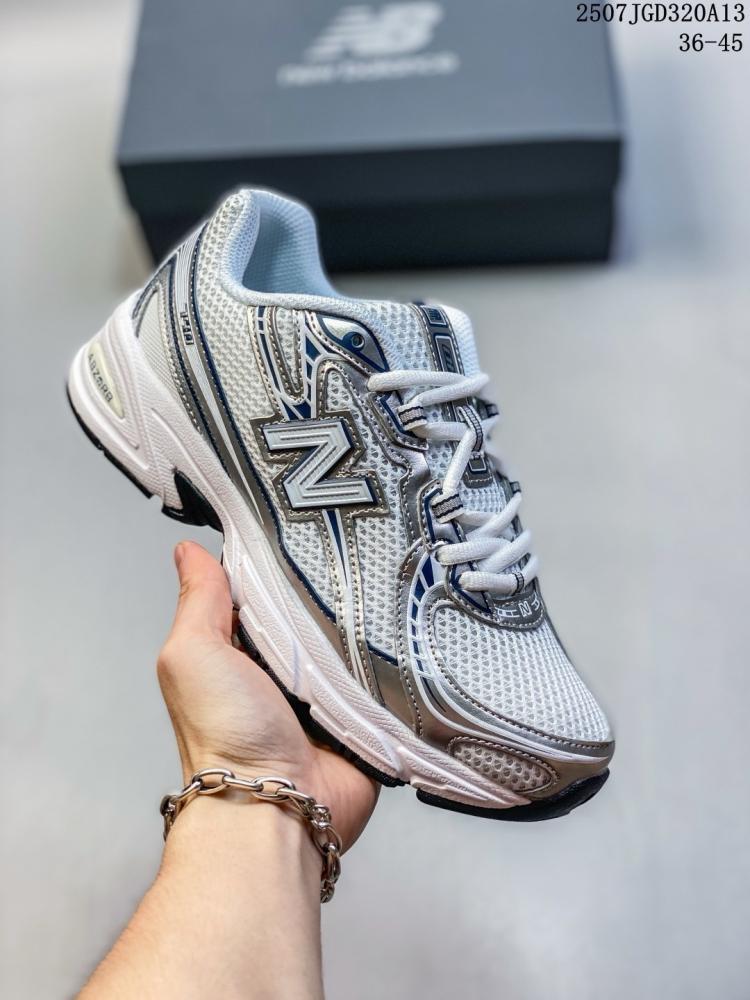 New balance 740-White/Silver Metallic,