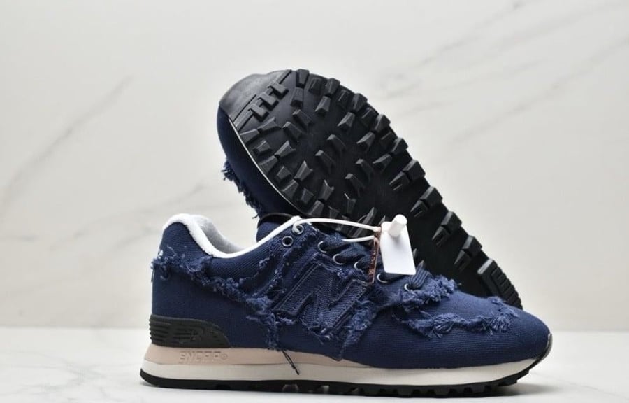 New Balance X Miu Miu 574 Denim Royal Blue