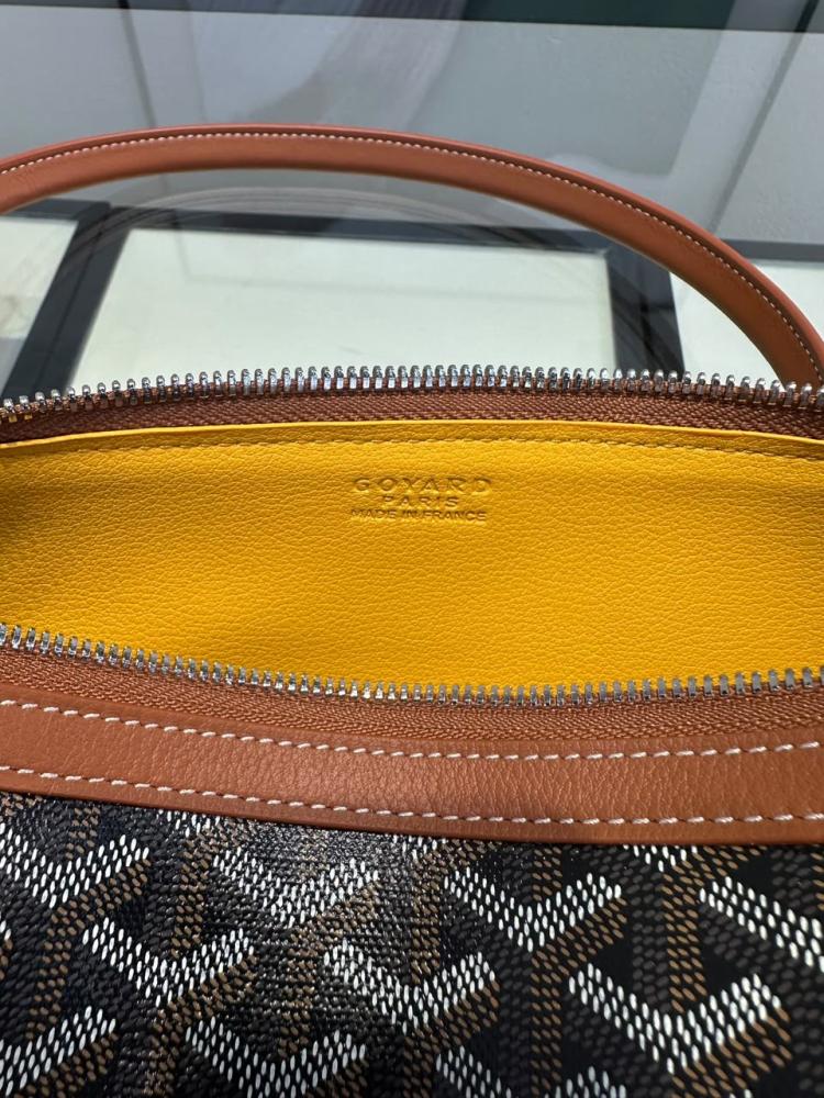Goyardine Bonbonniere Bag Black Gold