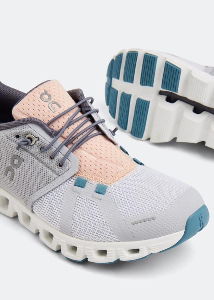 On running Cloud 5 Push Sneakers Glacier/Undyed