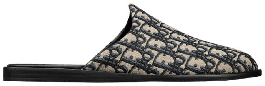 Dior Indior Mule 'Dior Oblique - Beige Black'