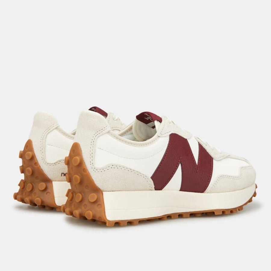 New Balance - 327 - Sneakers bianco sporco white/ burgundy