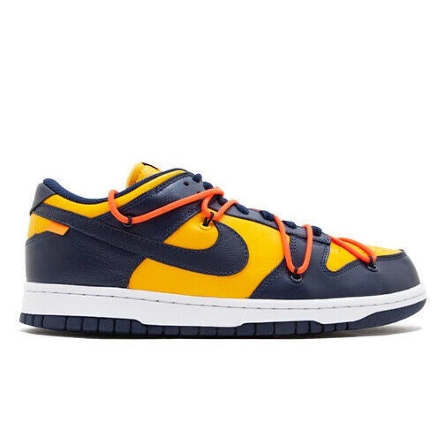 Nike X Off-White Dunk Low "University Gold" sneakers