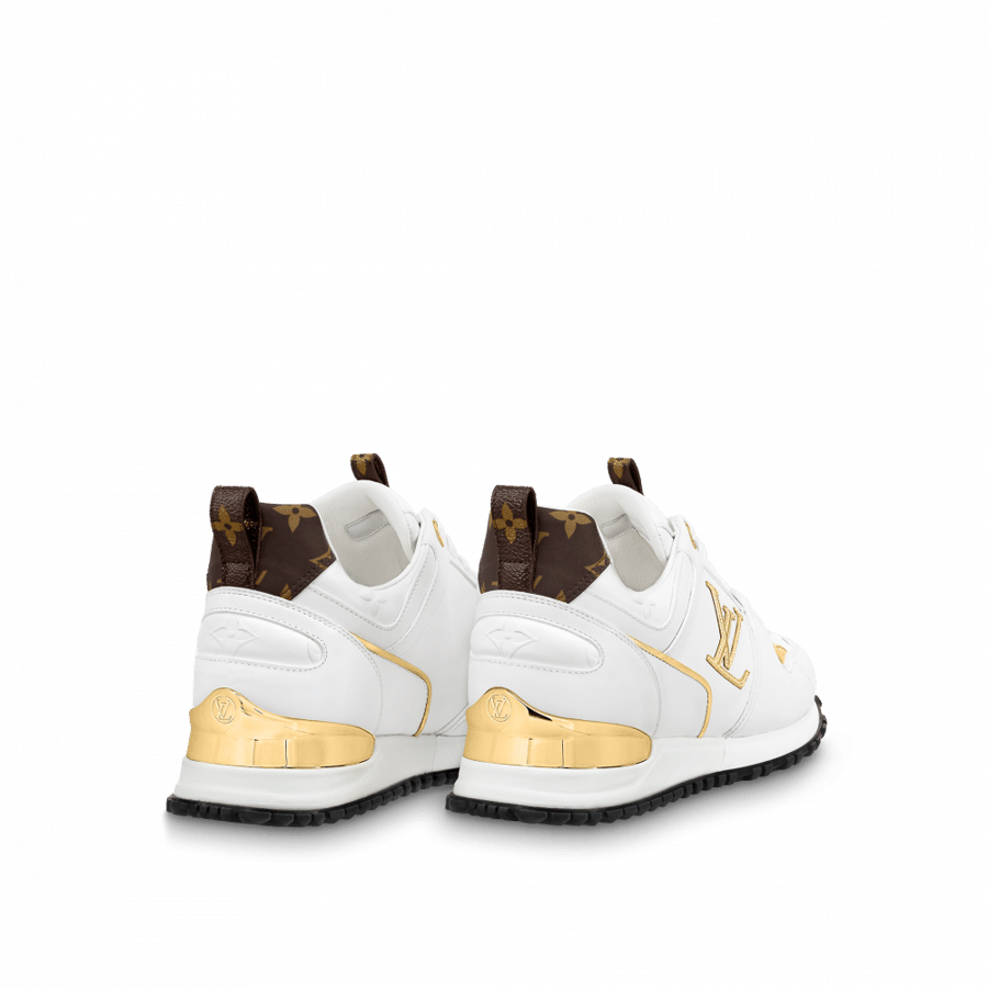 LOUIS VUITTON RUN AWAY SNEAKER WHITE GOLD