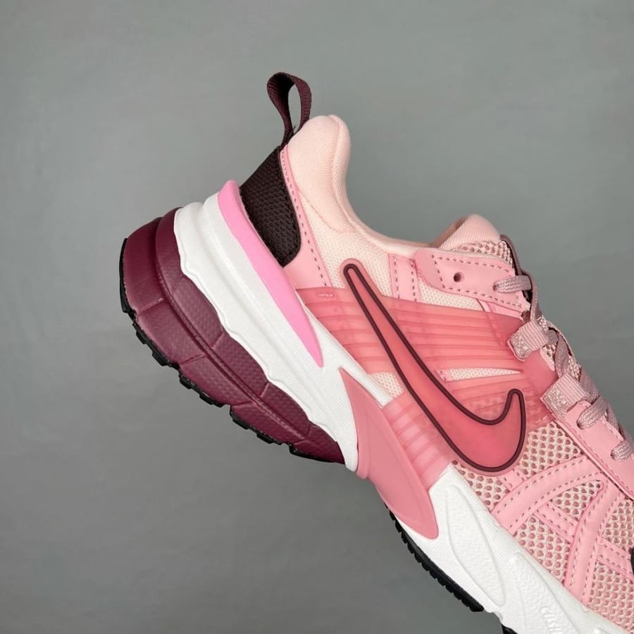 Nike V2K pink and burgundy