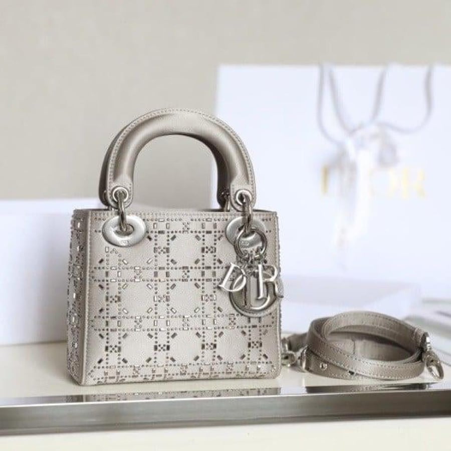 Lady Dior mini shoulder bag