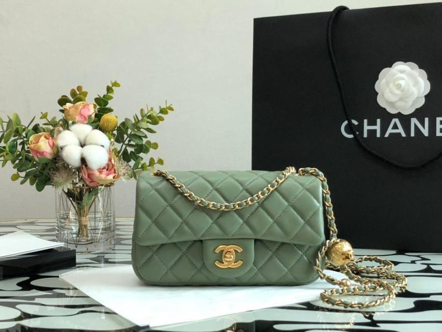 Chanel Classic Flap-Green