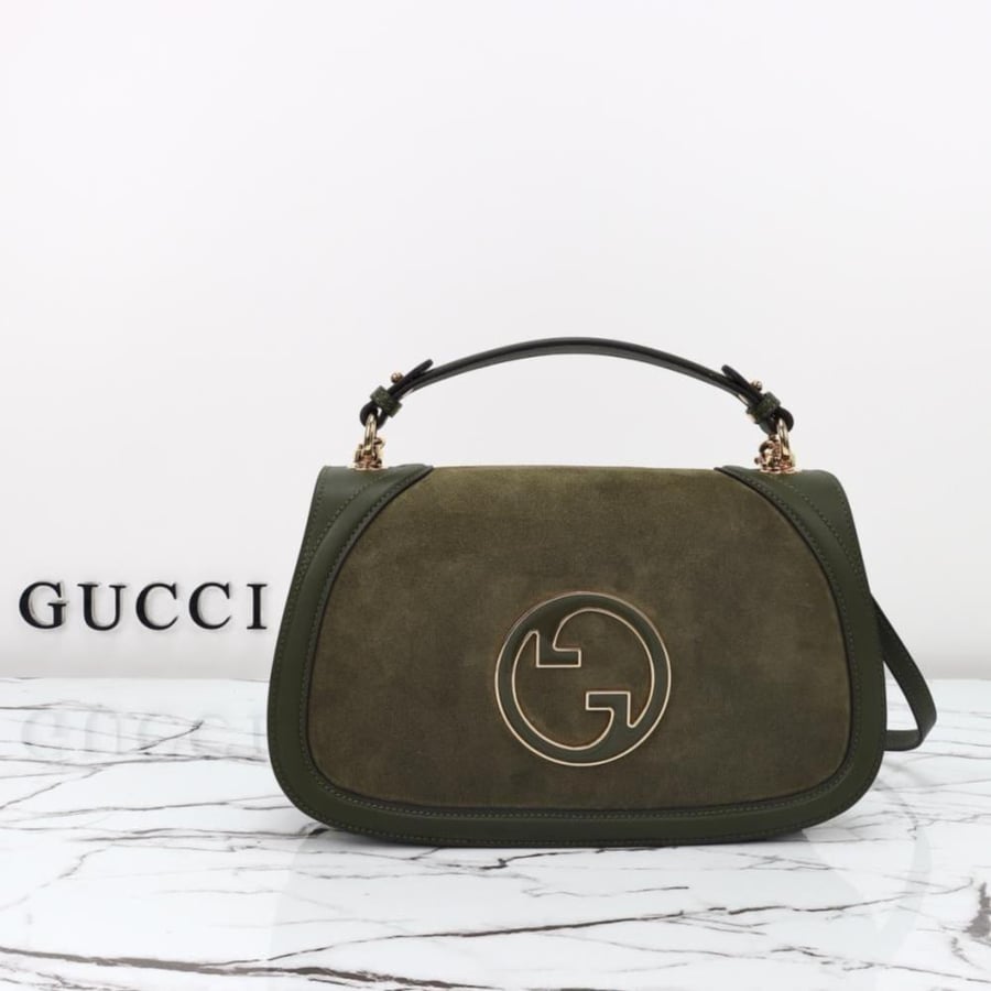 large Blondie Interlocking G cross body bag