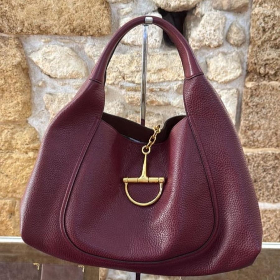 Gucci Softbit maxi shoulder bag Burgundy