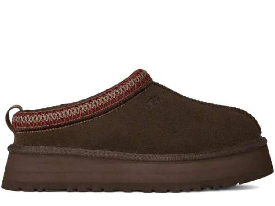 UGG braided-trim platform slippers