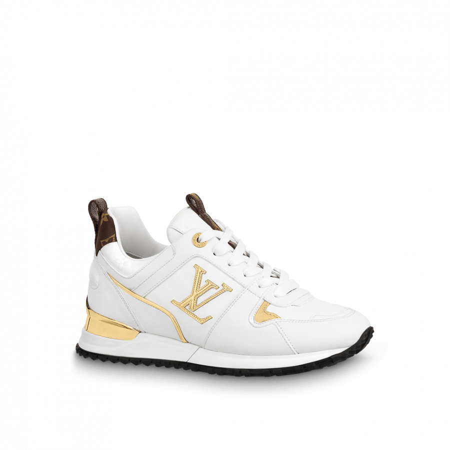 LOUIS VUITTON RUN AWAY SNEAKER WHITE GOLD