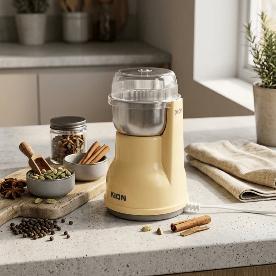 مطحنة بهارات وقهوة كيون - 160 واط - 60 جرام 340-SS-KHR/5010