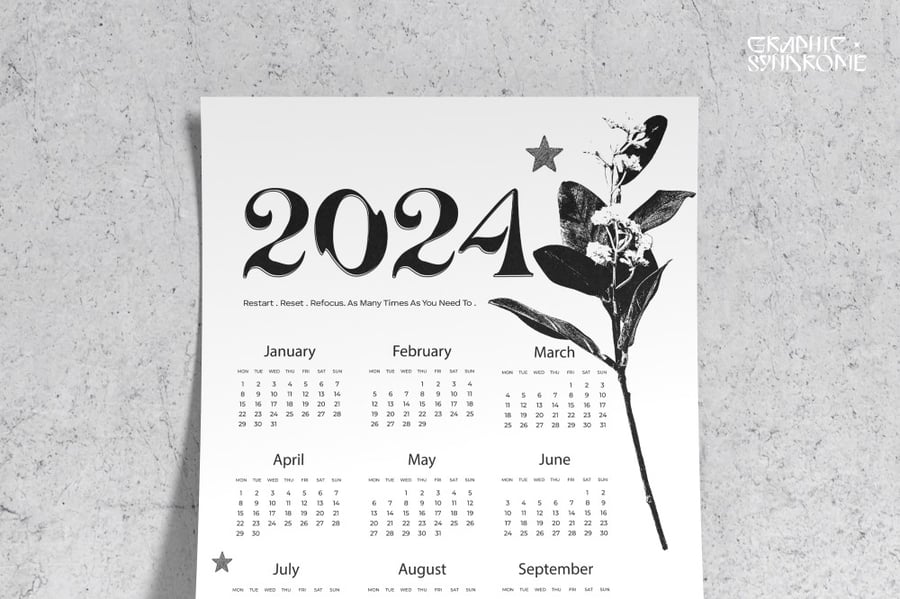 تقويم 2024 ميلادي