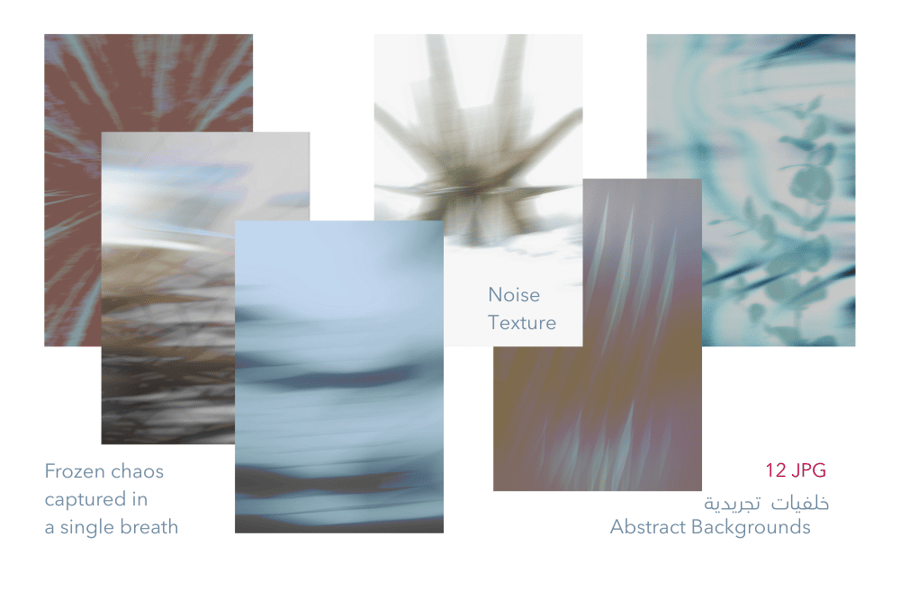 خلفيات لتصميم البوسترات وتغليف المنتجات —Blurry floral textures poster
