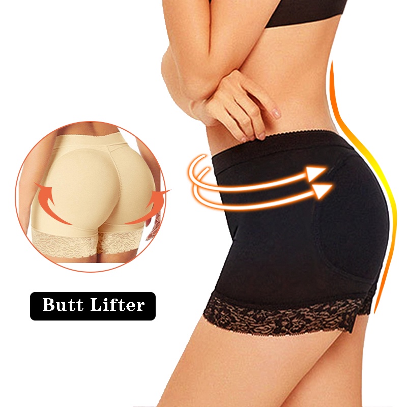Butt-lifting and shaping shorts