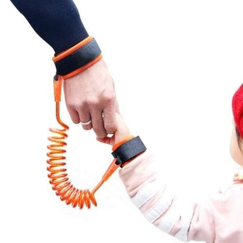 حزام معصم مرن لحماية الأطفال ومنع الضياع في الأماكن المزدحمة