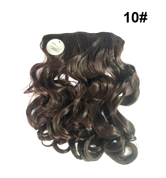 Hair extension with 5 clips, -#10