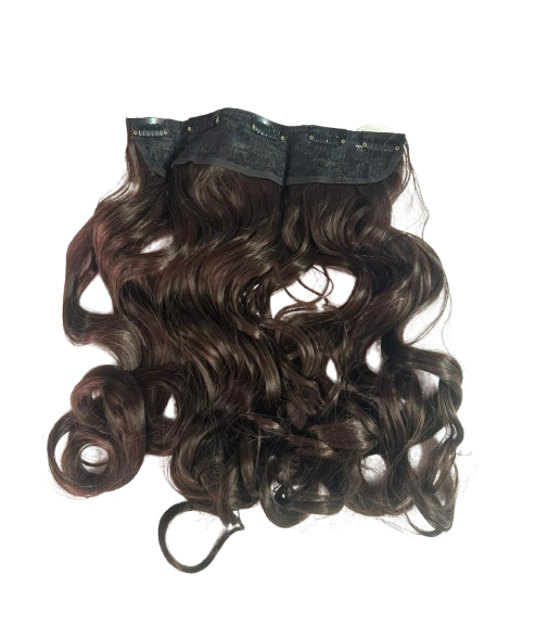 Hair extension with 5 clips, -#10