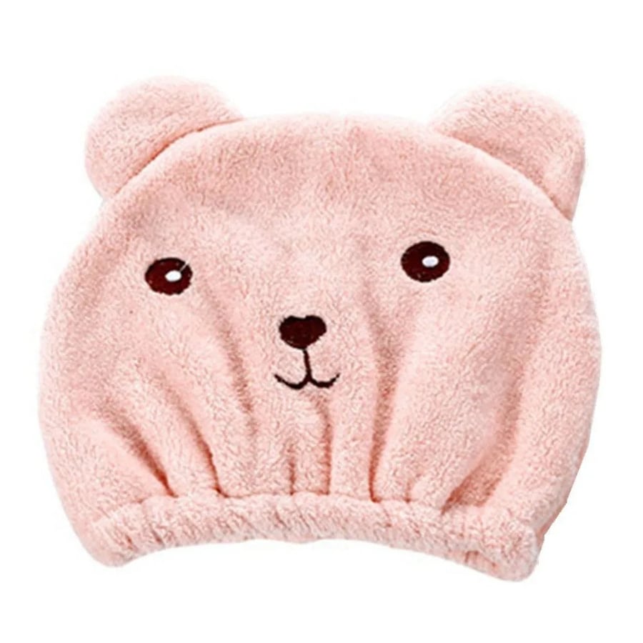 Cartoon-themed shower cap, soft and comfortable, super absorbent and quick-drying.
