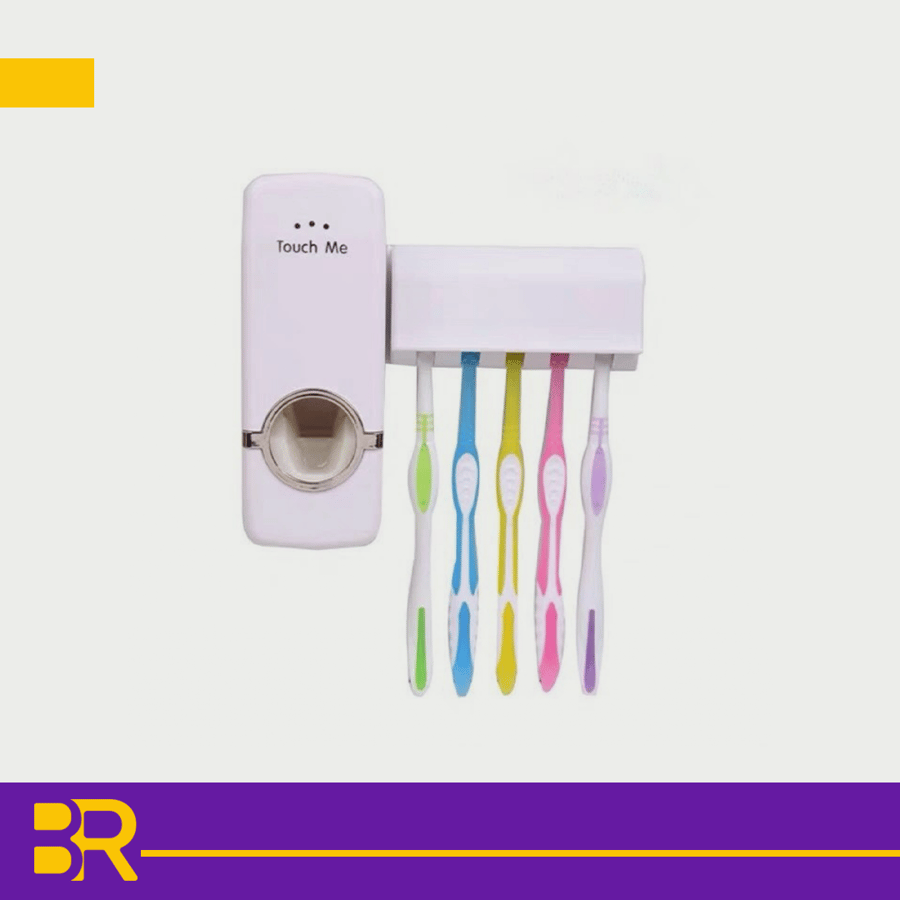 toothbrush and toothpaste holder