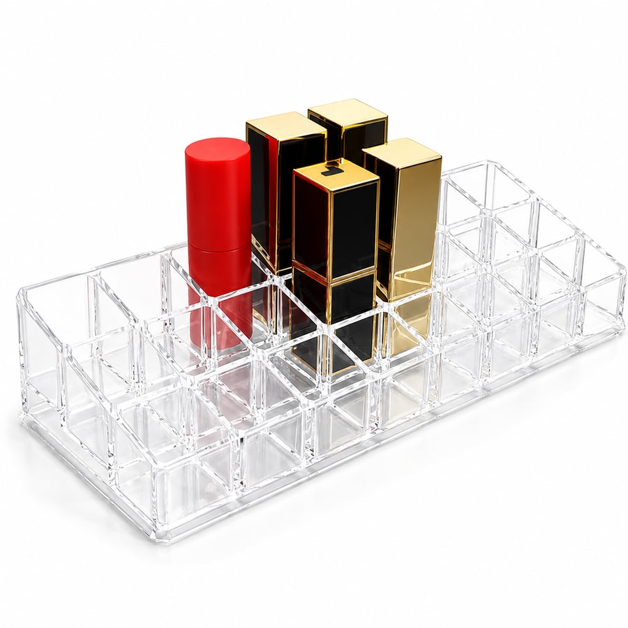 24-compartment makeup organizer