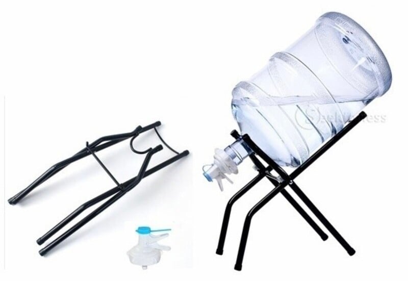 Water Bottle Stand with Tap